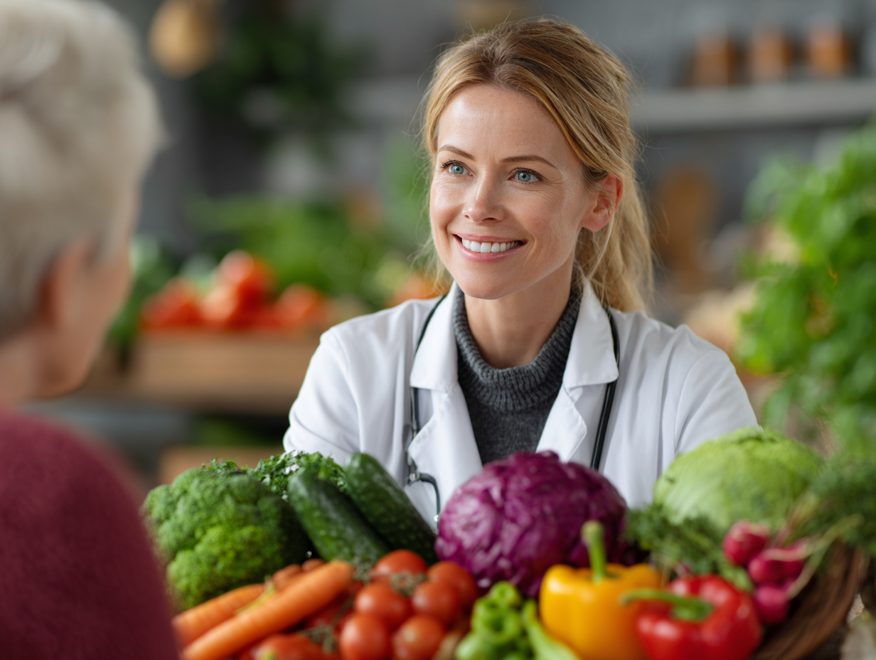 Grup de persoane senior fericite și sănătoase după programul nutrițional